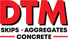 Dtm Skips and Concrete Logo